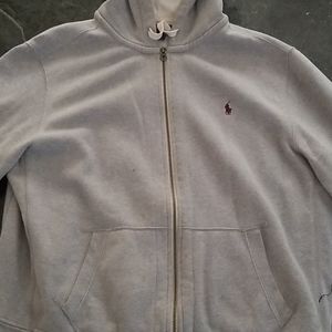 Men Light Grey Polo Sweat suit